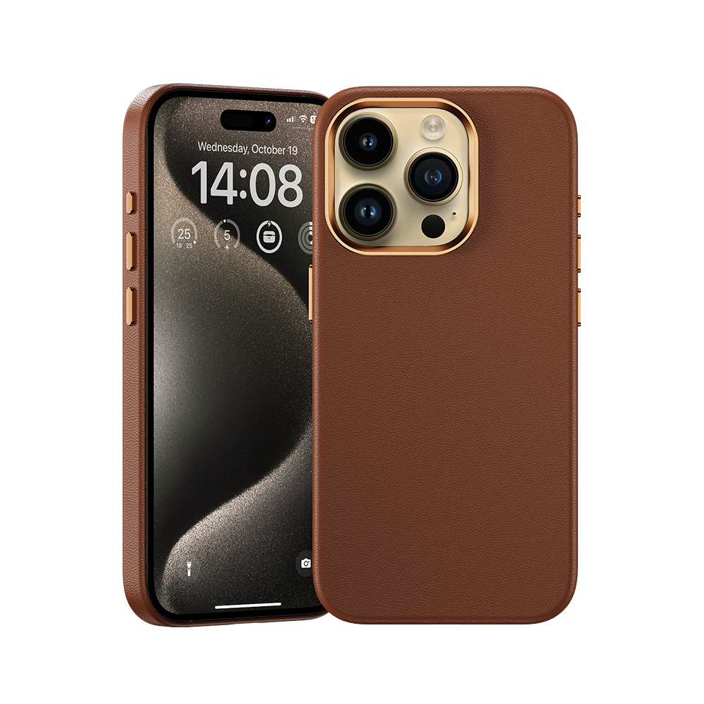 Vintage Leather Case for iPhone 15 Pro Max